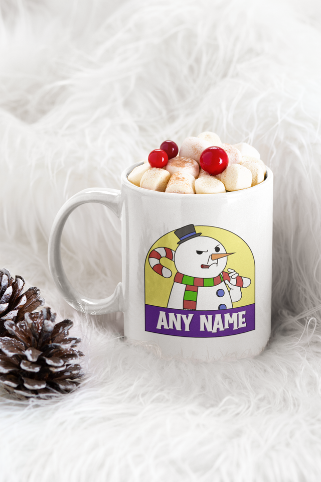 Christmas Mug - Stay Naughty Snowman