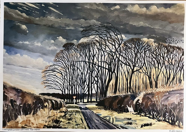 Trees at Loaningdale, nr Warter. Print