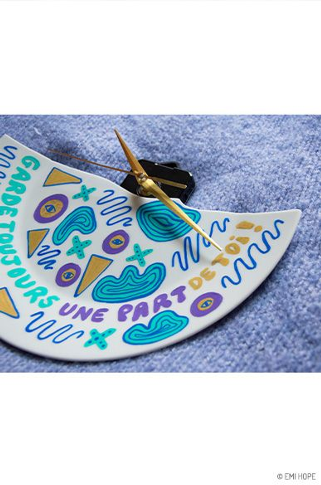 PENDULE GARDE TOUJOURS UNE PART DE TOI