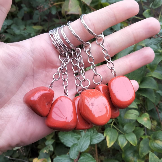 Red Jasper Keyring
