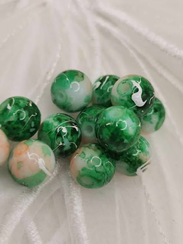 Perles en Verre Teinté