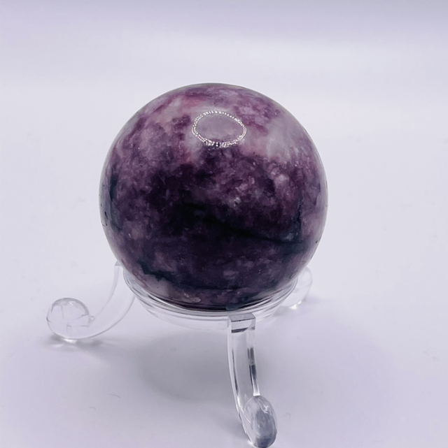 Lepidolite Sphere - 1