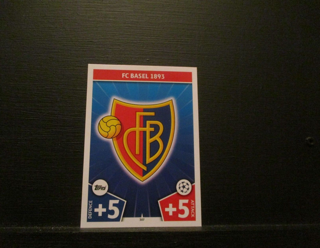 FC Basel 1893 - UEFA Champions League Match Attax 2017/18 Original Trading Card #307