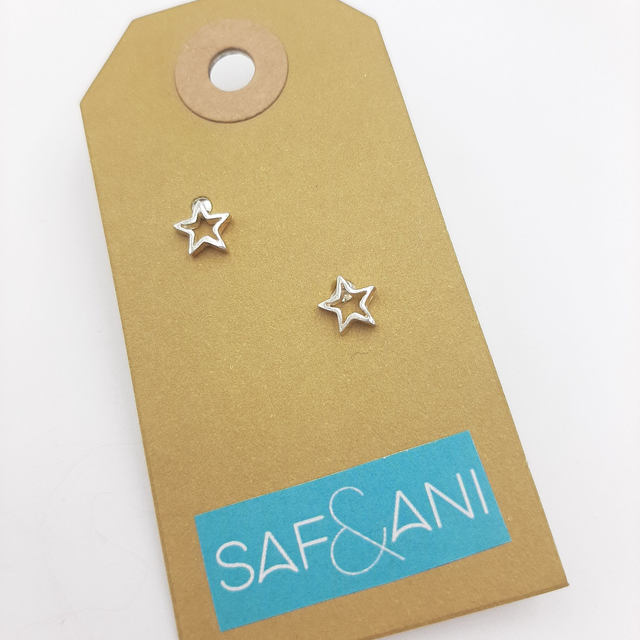 Hollow Star Stud Earring
