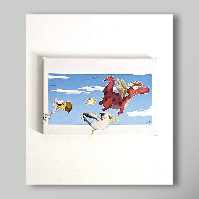 "SPARKY &amp; CO" - Impression sur toile