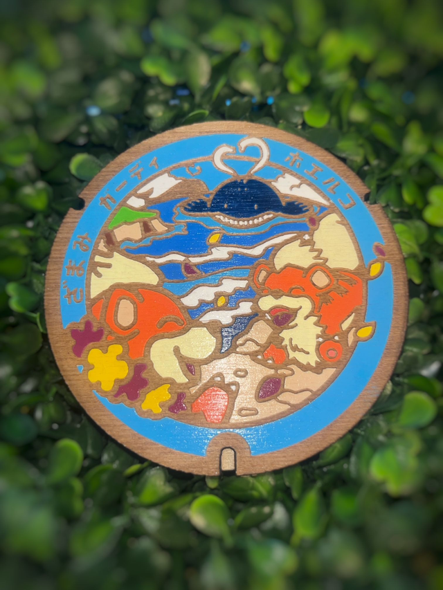 Plaque Pokémon Duo Caninos Wailmer.