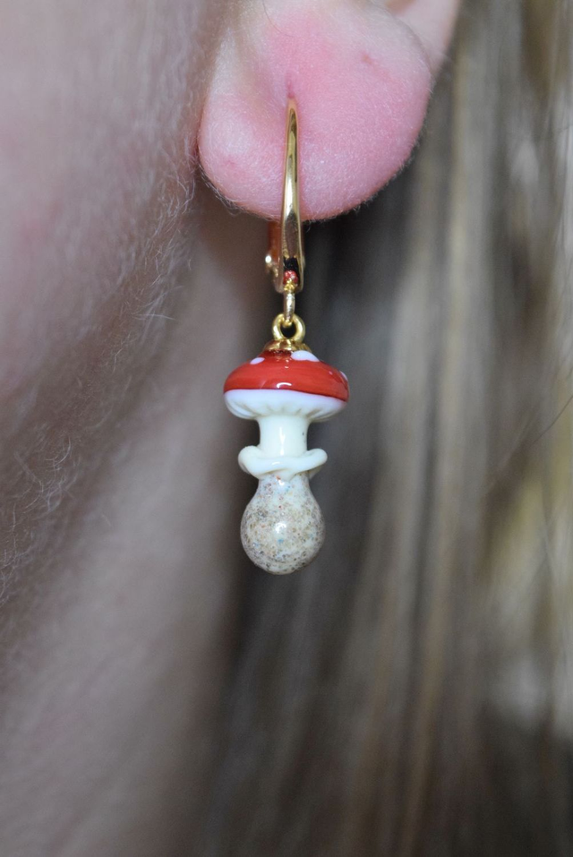 DORMEUSES AMANITE MONTURE OR 