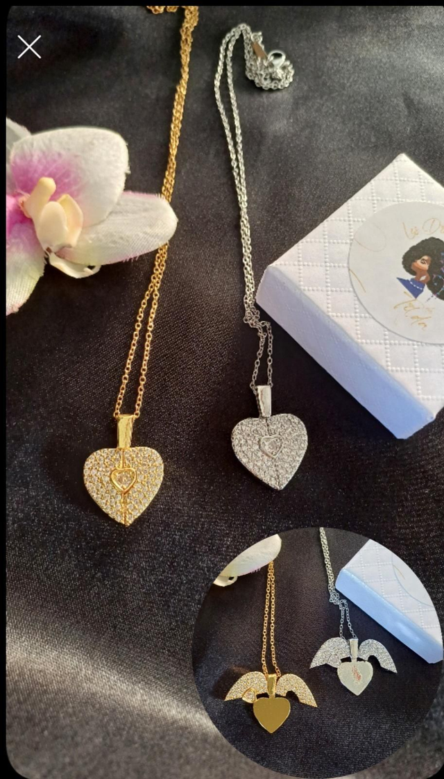 Chaîne Cœur à graver 