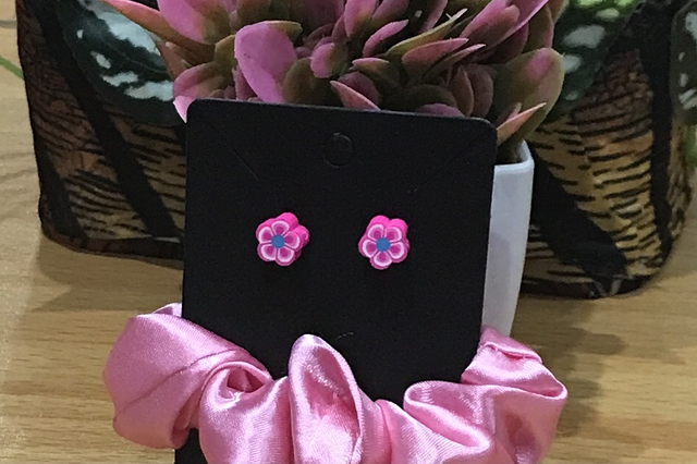 Children Pink Earrings - CPE07