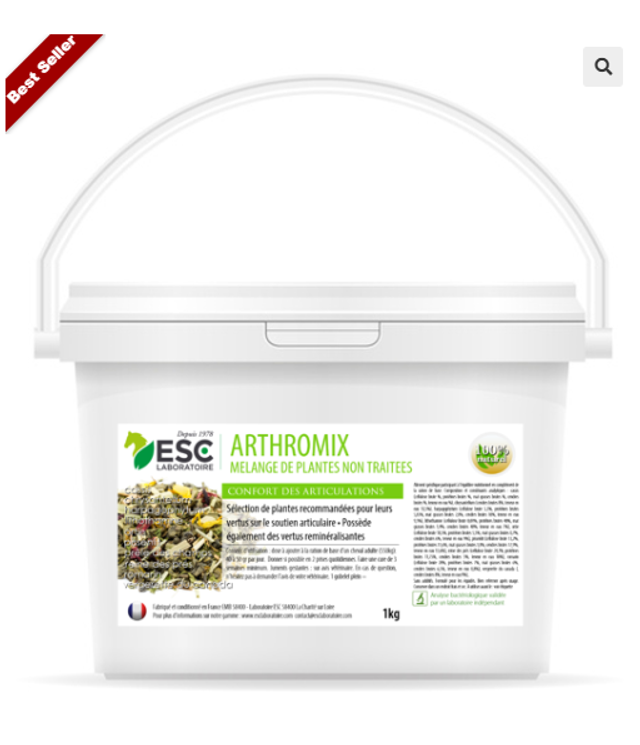 ARTHROMIX – Raideurs et confort articulaire cheval – Mélange de plantes