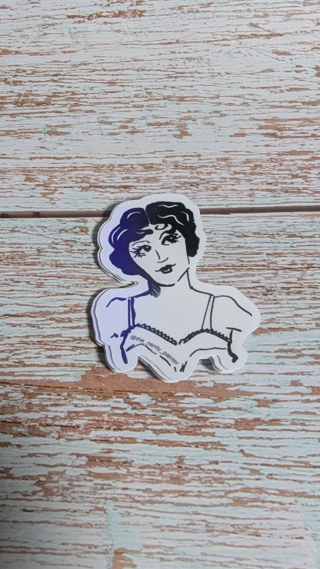 Sticker "Flapper girl"