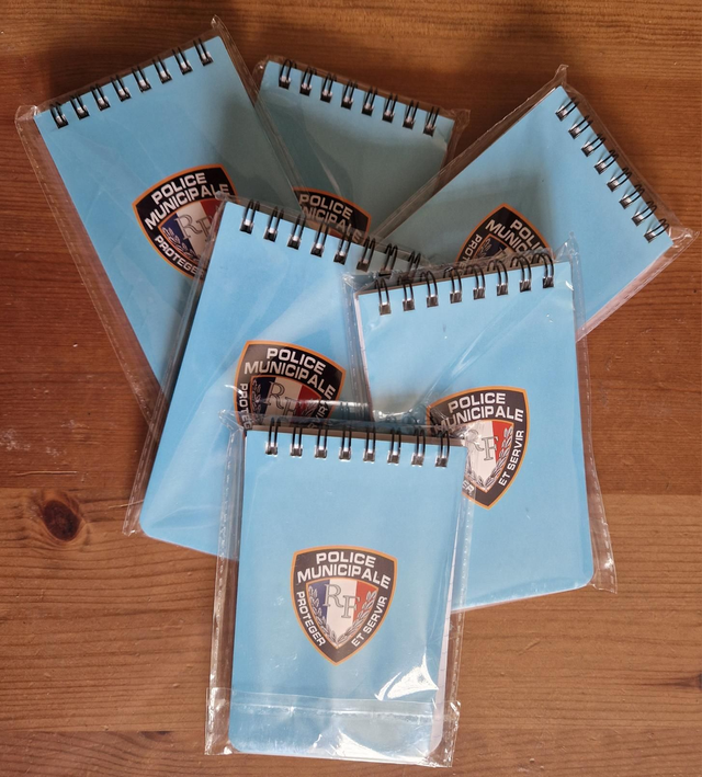 Calepin à spirale Police Municipale 