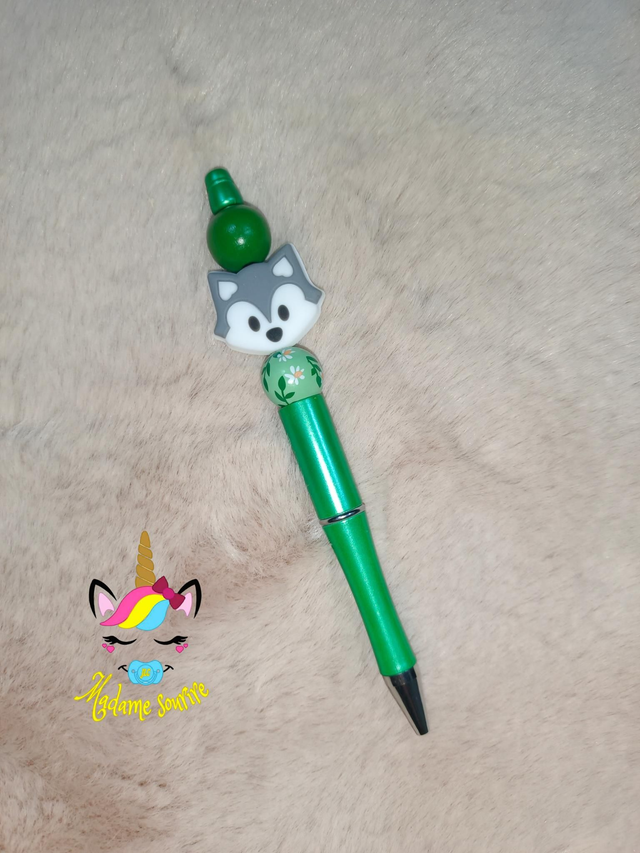 Stylo avec recharge Loup