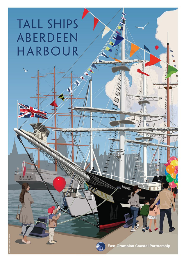 Tall Ships A3 Poster