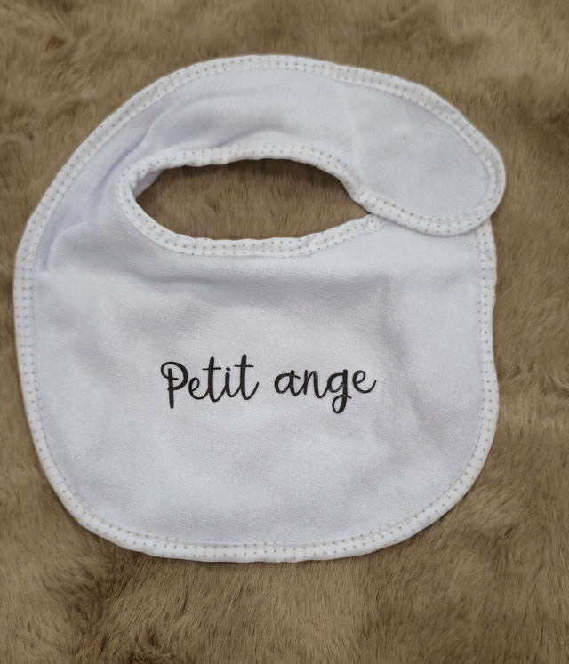 Bavoir bébé &quot;Petit ange&quot;