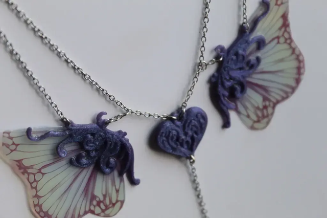 Collier- Parure Cœur Végétale