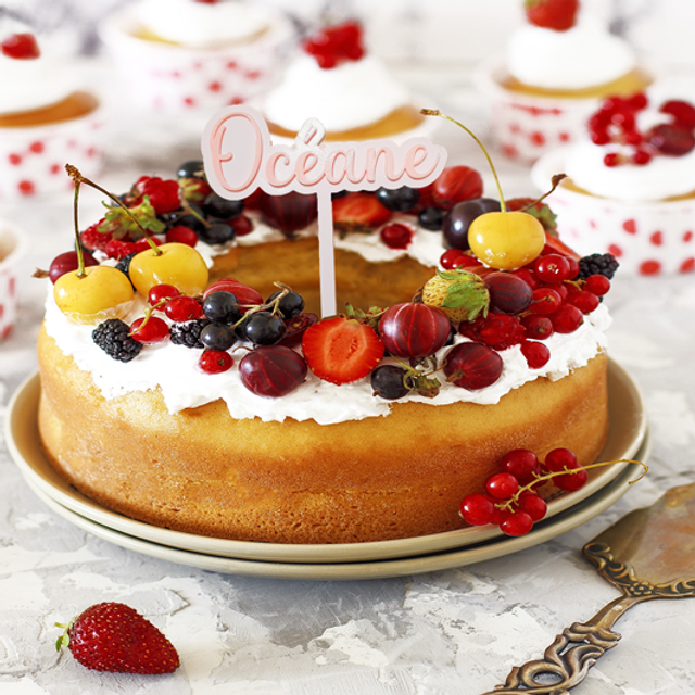 Décoration pour gâteau - Topper cake personnalisé