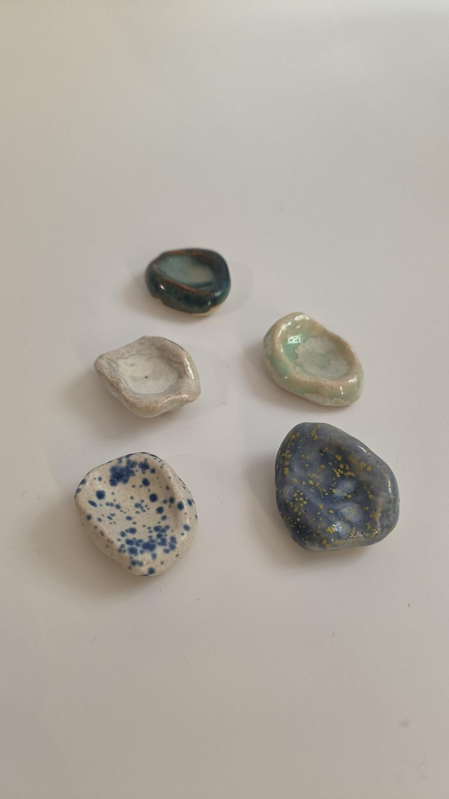 Worry stone / pierre d&#039;apaisement - Fauve