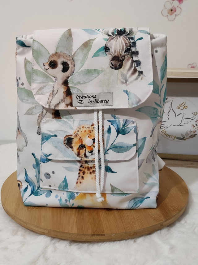 Sac à dos maternelle  jungle 