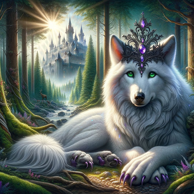 Queen Of The Forest Wolf T-Shirt