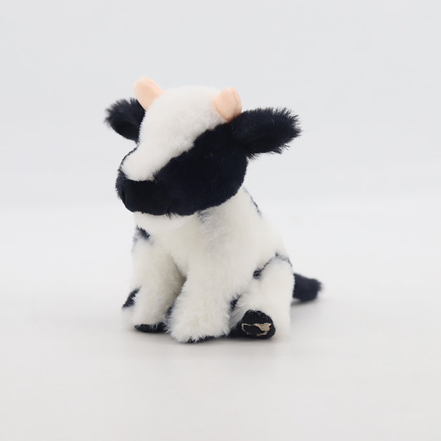 Mini black and white dairy cow