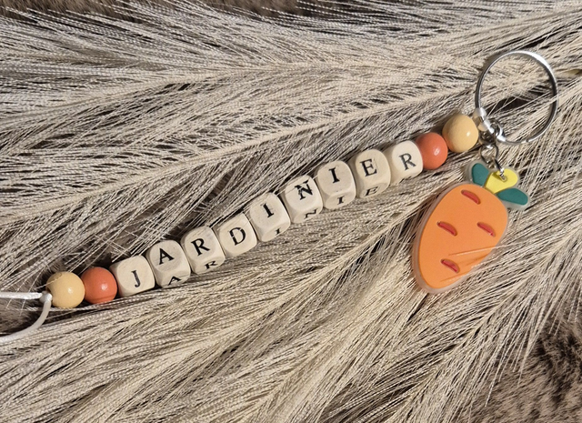 Porte-clé &quot;thème légume&quot;