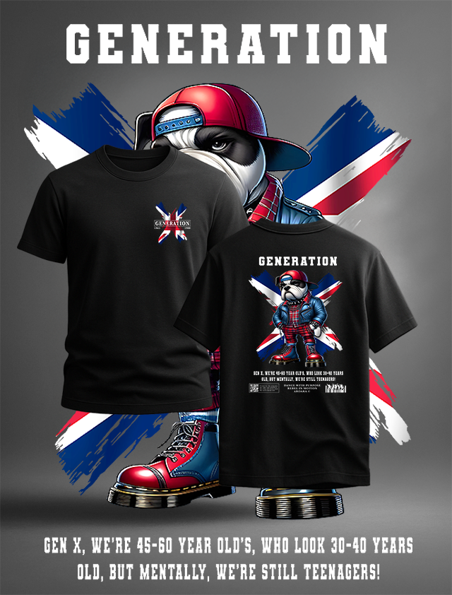 Generation X Rebel British Bulldog T-Shirt