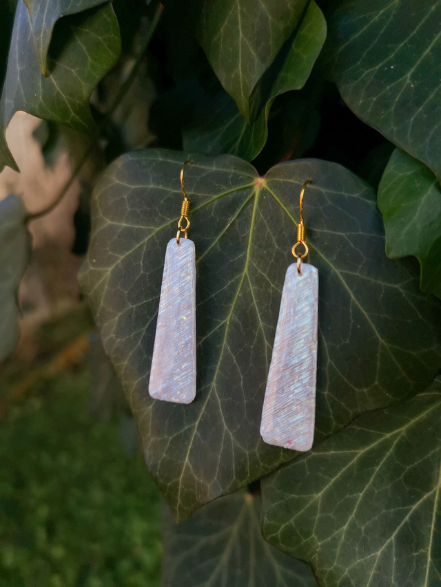 Collection Pierres d&#039;Opales - Boucles d&#039;oreilles Lila