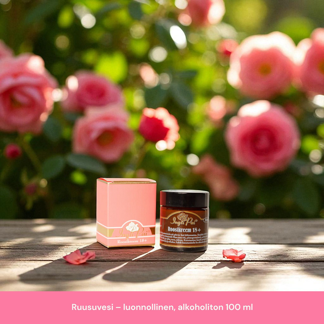 Ruusukasvovoide 18+ (30 ml) luonnonmukainen