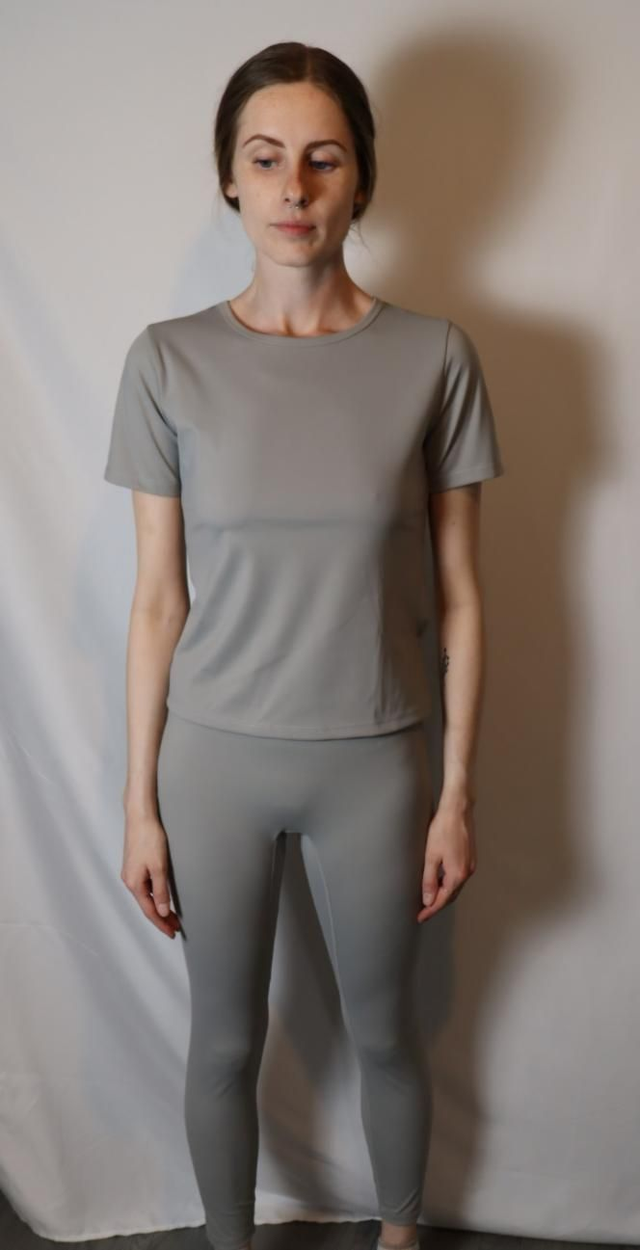 Grey Legging &amp; T Shirt Set