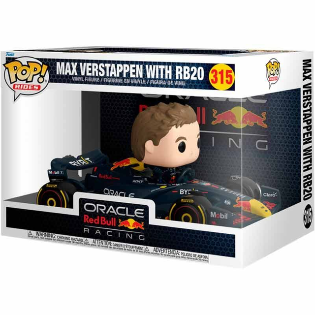Figura POP Rides Super Deluxe Racing Oracle Red Bull Max Verstappen with RB20