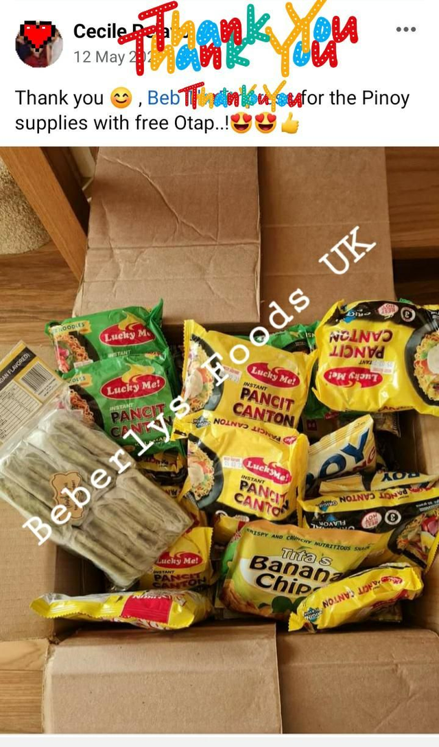 From Customer: Cecille (England )