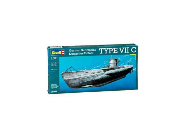 bateau Uboot type 7C revell 05093 1/350
