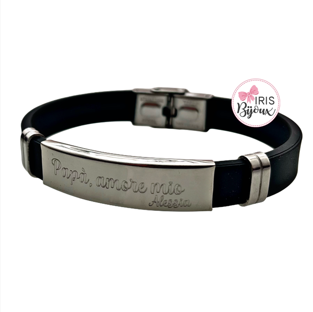 Bracciale silicone uomo