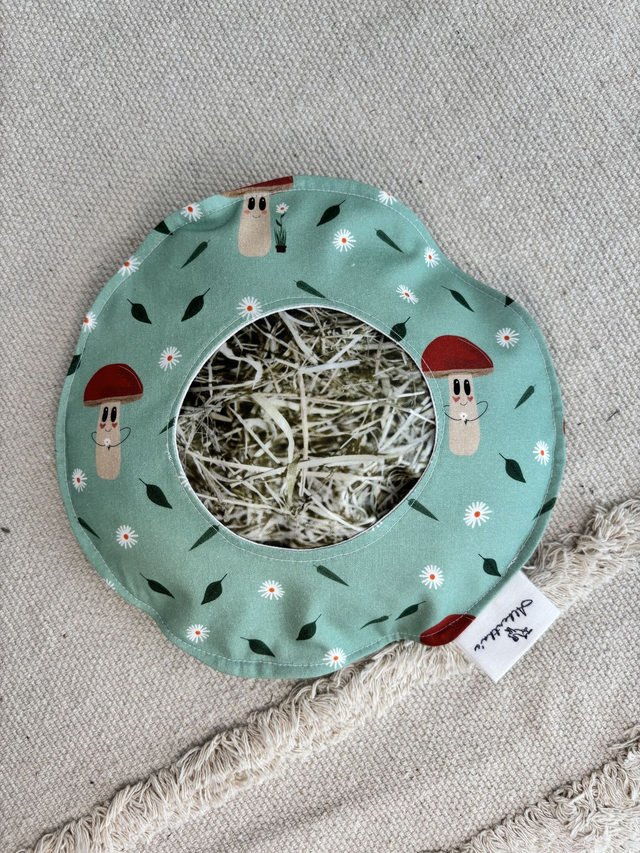 Sac à foin de sol Albertha&#039;s &quot;Champignons&quot; - 1 ouverture