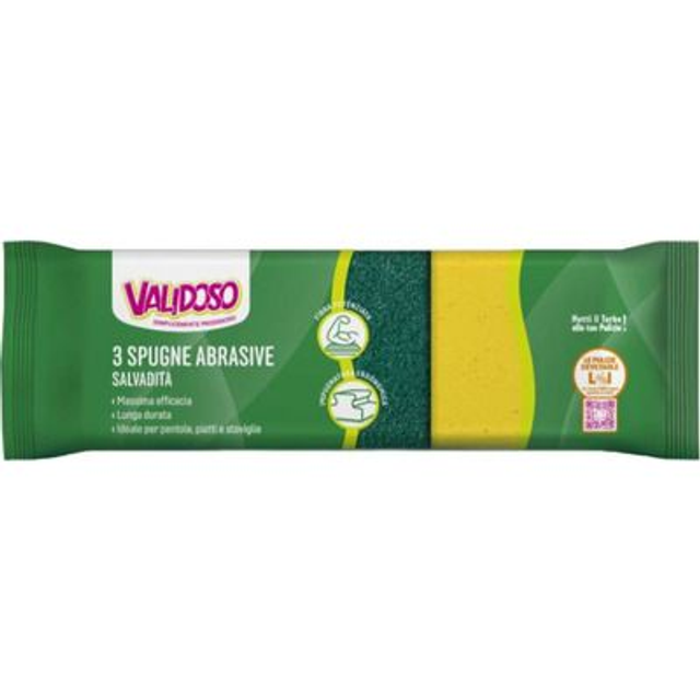 VALIDOSO SPUGNE ABRASIVE/3PZ