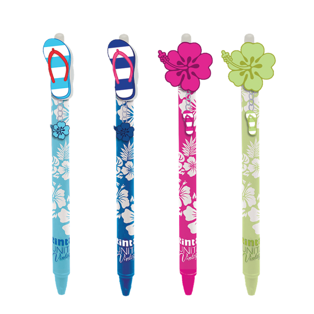 Penna Cancellabile con Charms ROSSA