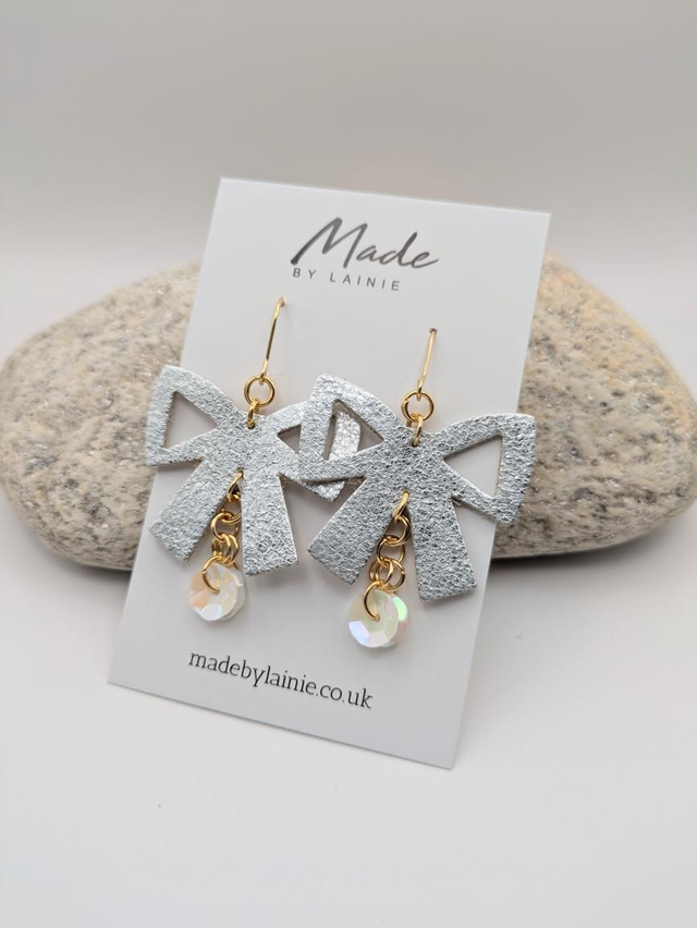 Bow Drop Earrings (2)