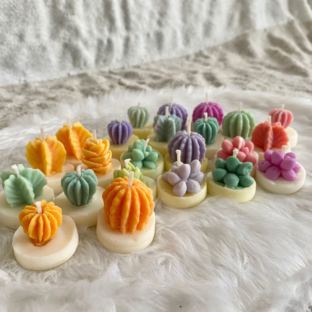 Cactus Tealight Refill (Set of 4)