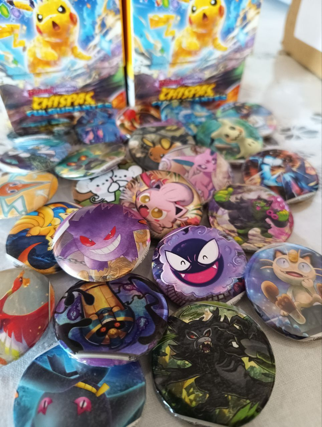 Chapas de cartas Pokémon TCG