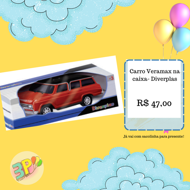 CARRO VERAMAX NA CAIXA - DIVERPLAS