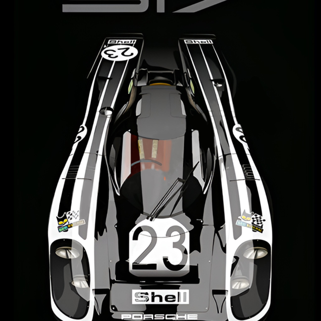 Porsche 917 Black - Special Edition Poster - Now in stock!