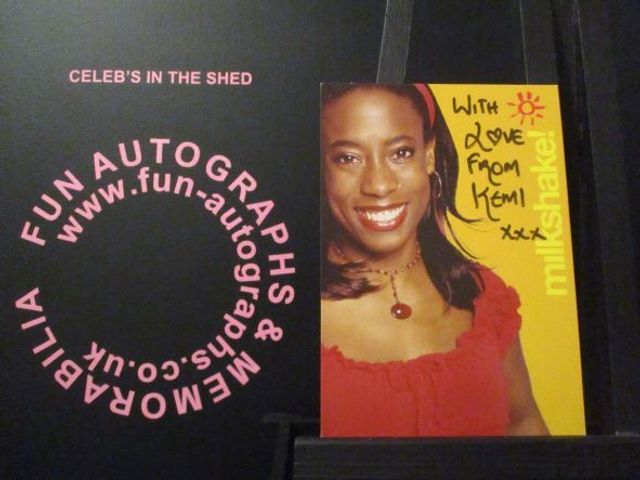 Kemi Majeks Authentic Autographed Milkshake 6x4 Cast Card