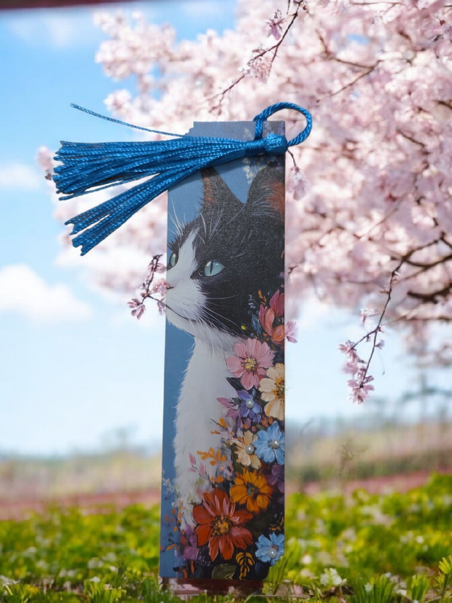 Marque-page 22 &quot;Un cerisier en fleur .&quot;