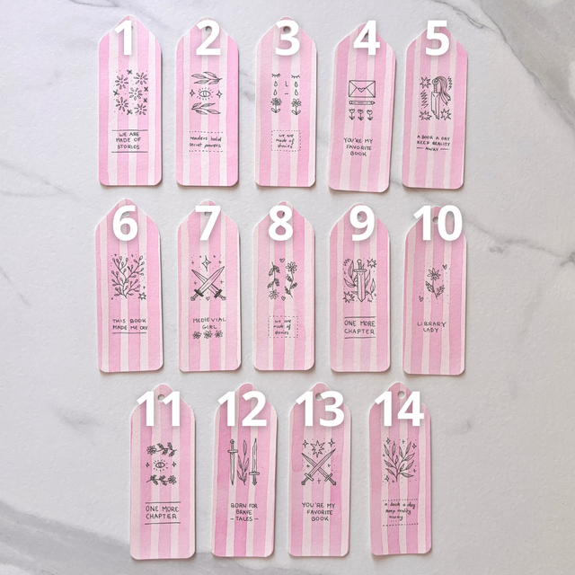 Le jardin des Marques-Pages ~ Rose Pâle