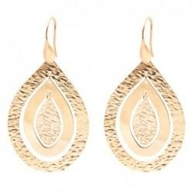 Orecchini donna in bronzo a goccia