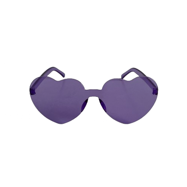 Lunette Coeur Violet 