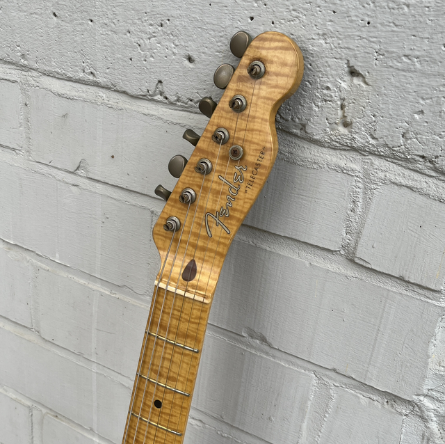 1 of 100 MADE - 1996 Fender Japan FOTOFLAME 1952 Reissue "Blackguard" ... TL-52D/AH Japanse Sen Ash