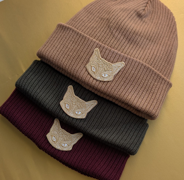 Kitty Organic Cotton Beanie