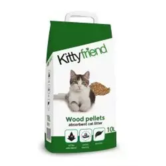 KittyFriend Wood Pellets 10L